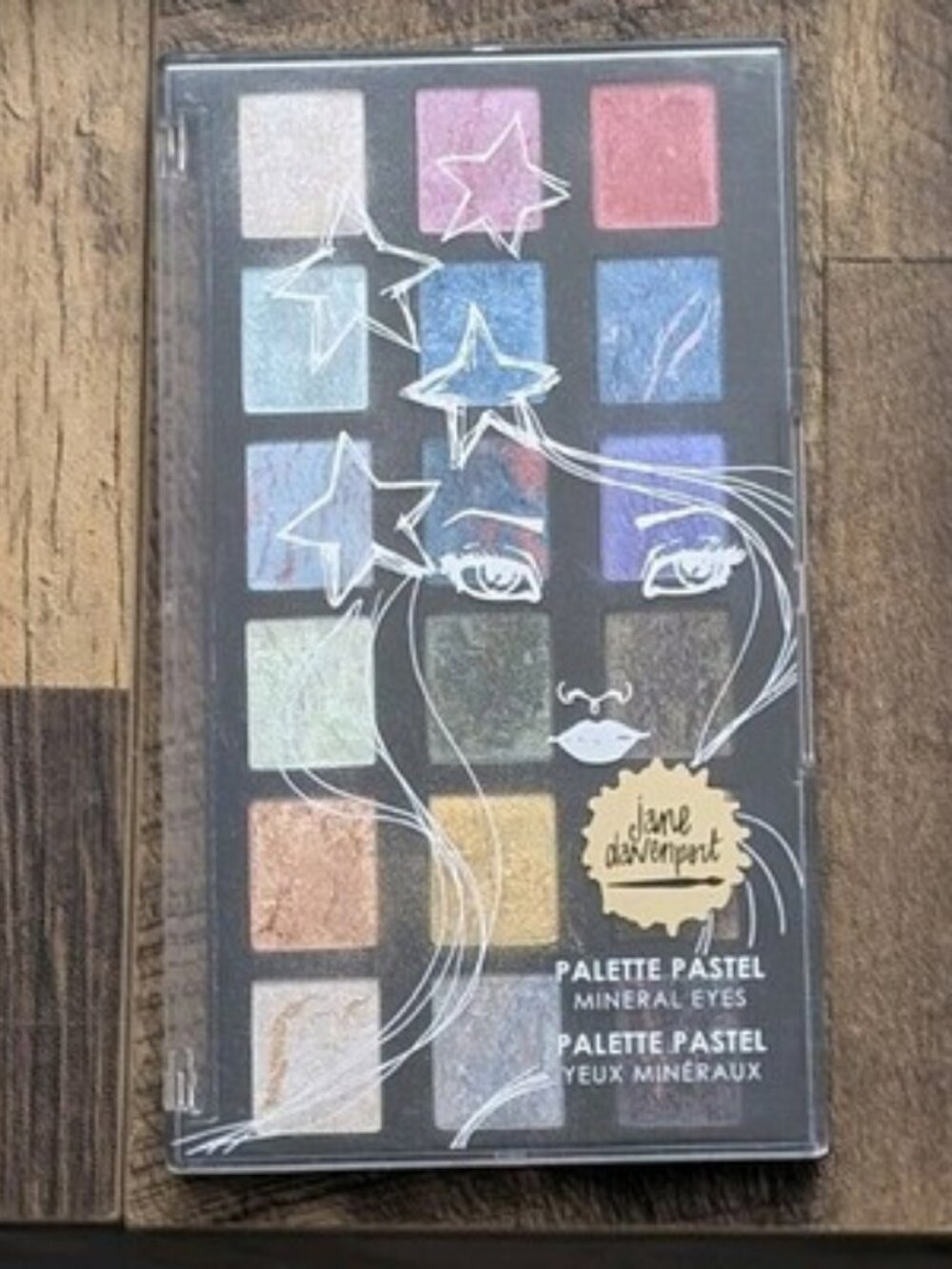 Jane Davenport Mixed Media Pastel Palette - Mineral Eyes Shimmer 18-Color Set